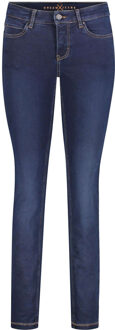 Mac Dream mid waist skinny jeans met donkere wassing Indigo - W36/L32