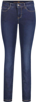 MAC Dream skinny d826 dark blue washed Blauw - 32-30