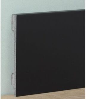 Mac Lean Hoge Plint - Watervast - Zwart - 240cm - 15x80mm