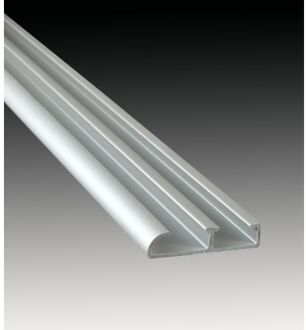 Mac Lean Rail & Roll Geleidingsprofiel Aluminium Look Kunststof 200cm