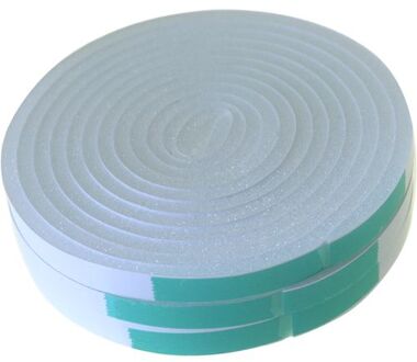 Mac Lean Tochtband I-profiel - Pu-foam - Wit - Zelfklevend - Deuren En Ramen - Kieren 1-6mm - 9m