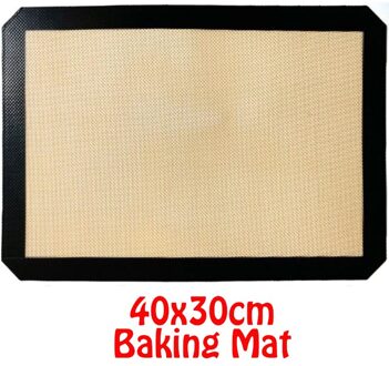 Macaron Siliconen Bakken Mat Pad Tapijt 40x3 0/60X40 Non-stick Oven Koken Deeg Rolling Mat tool Bakvormen Pastry Accessoires 40x30 Baking mat
