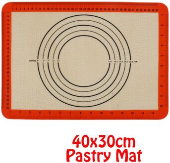Macaron Siliconen Bakken Mat Pad Tapijt 40x3 0/60X40 Non-stick Oven Koken Deeg Rolling Mat tool Bakvormen Pastry Accessoires 40x30 Pastry Mat