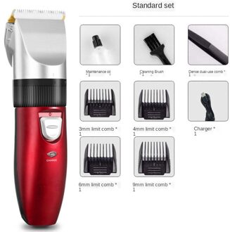 Machine Winkel Clipper Kapper Trimmer Voor Kortharige Mannen Tondeuse Baard Trimmer Professionele Elektrische Scheerapparaat Haar Snijden kapper baardtrimmer tondeuse haar cutting machine barber tools kappers rood