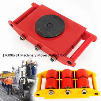 Machinery Mover Machine Dolly Skate Roller 360° Rotation 8T Heavy Duty cargo trolley moving skate tank dolly
