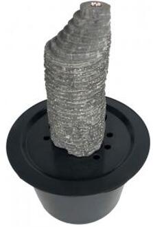 Machu Picchu waterornament natuursteen LED 50 cm