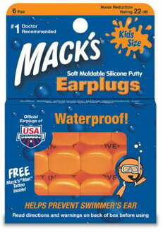 Mack's - Siliconen Earplugs Kids - 6 Paar