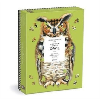 Mackenzie-Childs Woodland Owl 250 Piece Shaped Wood Puzzle -   (ISBN: 9780735372962)
