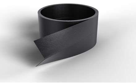 Maclean Hoekprofiel - Pvc Zwart - 25x25x1mm 2,6m - Zelfklevend