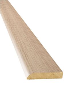 Maclean Plakplint Aqua - Eiken Vernist Wit (128) - Zelfklevend - 240cm - 24x4mm