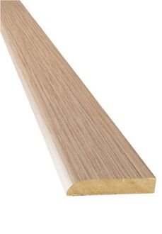 Maclean Plakplint Aqua - Eiken Vernist Wit - Zelfklevend - 240cm - 24x4mm