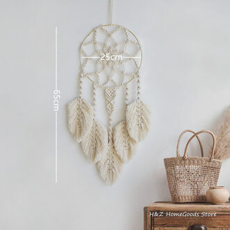Macrame Boho Decoratie Tapijt Muur Opknoping Dream Catcher Hand Geweven Home Decor Nordic Art Kwastje Appartement Slaapzaal Ins stijl A