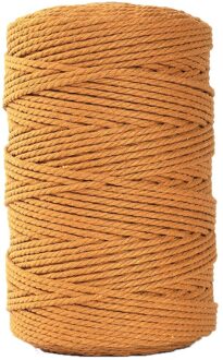 Macrame Garen 3 Mm X 100 M Decoratieve Warp Katoen Voor Breien Ambachten Diy Thuis Textiel Bruiloft Decoratieve Supply 6 Kleuren