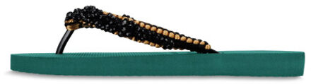 Macrame lizzy bosgroen - maat 39-40