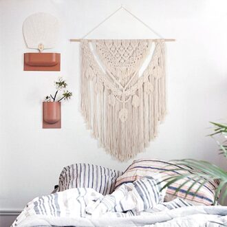Macrame Muur Ing Tapestry Bohemian Handgemaakte Achtergrond Gordijn Home Decor