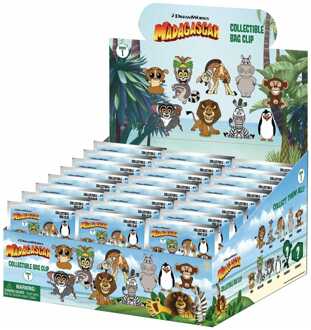 Madagascar 3D PVC Bag Clips Serie 1 Display (24)