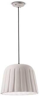 Madame Gres hanglamp keramiek hoogte 30 cm, wit