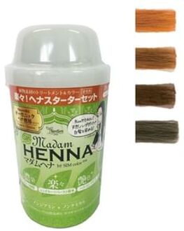 Madame Henna Herbal Treatment Color Shaker Set Brown