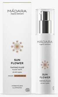 Mádara Sun Flower Golden Beige tinting fluid dagcrème - 000