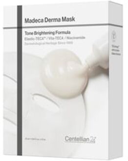 Madeca Derma Mask Tone Brightening Formula Set 2026 Version - 25ml x 10 sheets