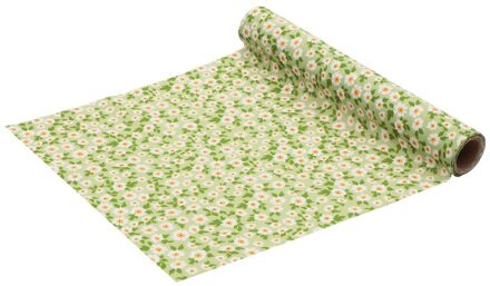 Madelief Tafelloper Groen (28x300cm)