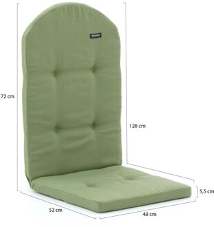 Madison adirondack kussen t.b.v. bearchair 128x48cm - Laagste prijsgarantie! Groen