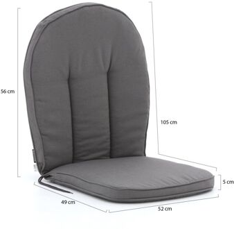 Madison Comfort tuinkussens 105x52cm - Laagste prijsgarantie! Grijs