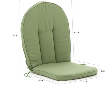 Madison Comfort tuinkussens 105x52cm - Laagste prijsgarantie! Groen