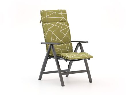 Madison Fiber de luxe tuinkussen hoog 125x50cm - Laagste prijsgarantie! Groen