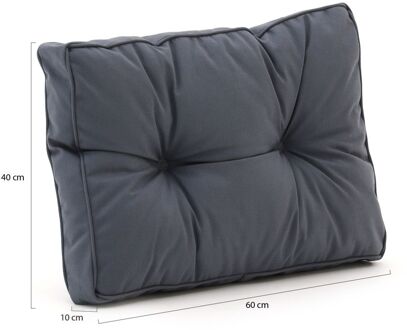 Madison Florance loungekussen rug ca. 60x40cm - Laagste prijsgarantie! Grijs