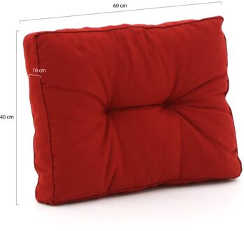 Madison Florance loungekussen rug ca. 60x40cm - Laagste prijsgarantie! Rood