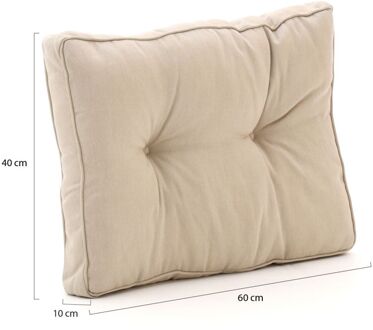 Madison Florance loungekussen rug ca. 60x40cm - Laagste prijsgarantie! Taupe