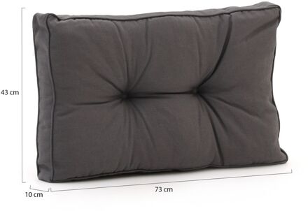 Madison Florance loungekussen rug ca. 73x43cm - Laagste prijsgarantie! Grijs