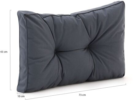 Madison Florance loungekussen rug ca. 73x43cm - Laagste prijsgarantie! Grijs