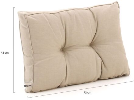 Madison Florance loungekussen rug ca. 73x43cm - Laagste prijsgarantie! Taupe