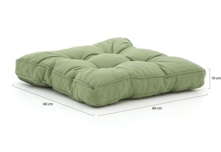 Madison Florance loungekussen zit ca. 60x60cm - Laagste prijsgarantie! Groen