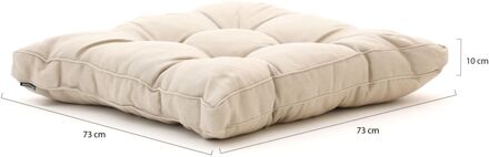 Madison Florance loungekussen zit ca. 73x73cm - Laagste prijsgarantie! Taupe