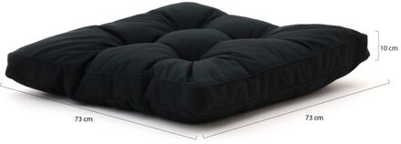 Madison Florance loungekussen zit ca. 73x73cm - Laagste prijsgarantie! Zwart