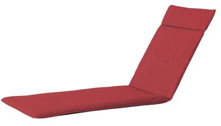Madison Ligbedkussen - Panama brick red - 190x60 - Rood