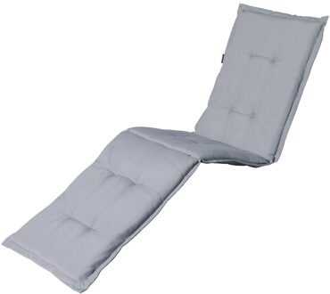 Madison Ligbedkussen - Panama Light Grey - 200x60 - Grijs