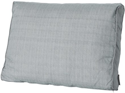 Madison loungekussen Basic 60 x 43 x 10 cm polykatoen grijs