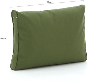Madison loungekussen luxe rug 60x40cm - Laagste prijsgarantie! Groen