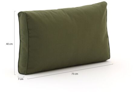 Madison loungekussen luxe rug 73x40 cm - Laagste prijsgarantie! Groen