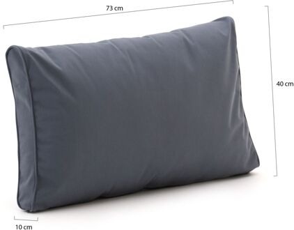 Madison loungekussen luxe rug 73x40cm - Laagste prijsgarantie! Grijs