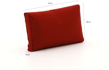 Madison loungekussen luxe rug 73x40cm - Laagste prijsgarantie! Rood