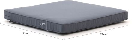 Madison loungekussen luxe zit 73x73cm - Laagste prijsgarantie! Grijs