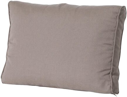 Madison loungekussen Rib 60 x 43 x 10 cm dralon taupe