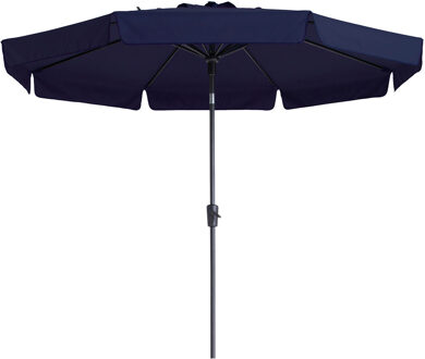 Madison parasol Flores luxe - blauw - Ø300 cm