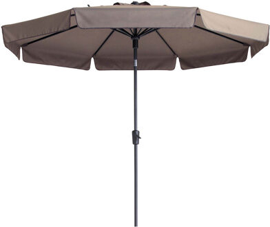 Madison Parasol Flores Rond - 300cm - Taupe Bruin