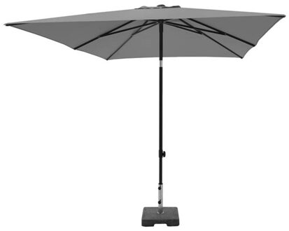 Madison Parasol MORAIRA PUSH-UP 230x230 lichtgri grijs